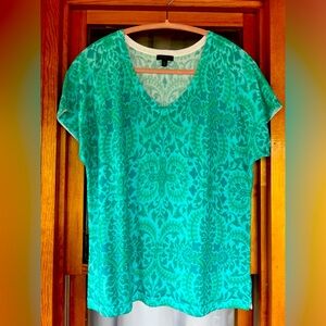 Talbots Tee shirt T-Shirt Green Small Petite
